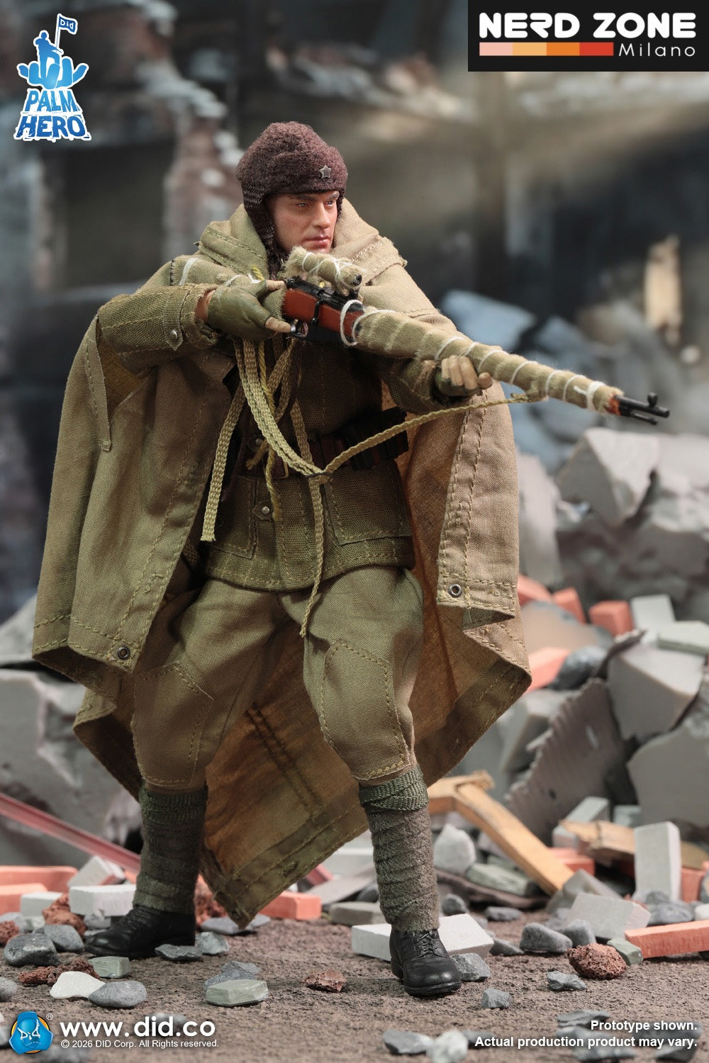 PRE ORDINE - DID - XR80037 1/12 WWII Russian Sniper – Vasily Zaitsev
