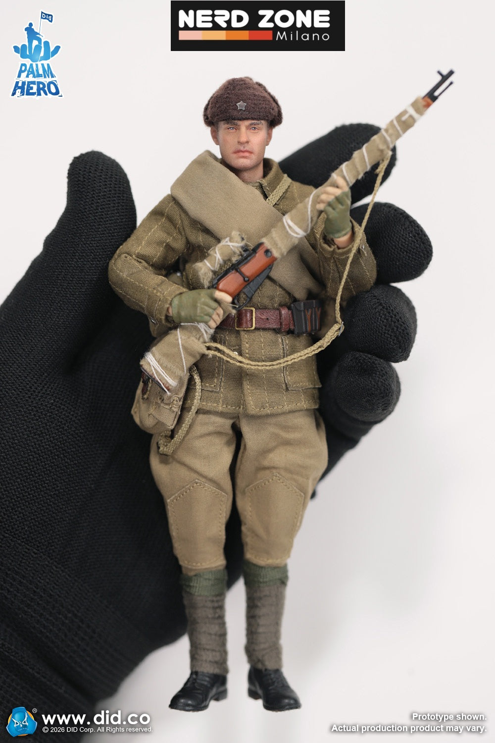 PRE ORDINE - DID - XR80037 1/12 WWII Russian Sniper – Vasily Zaitsev