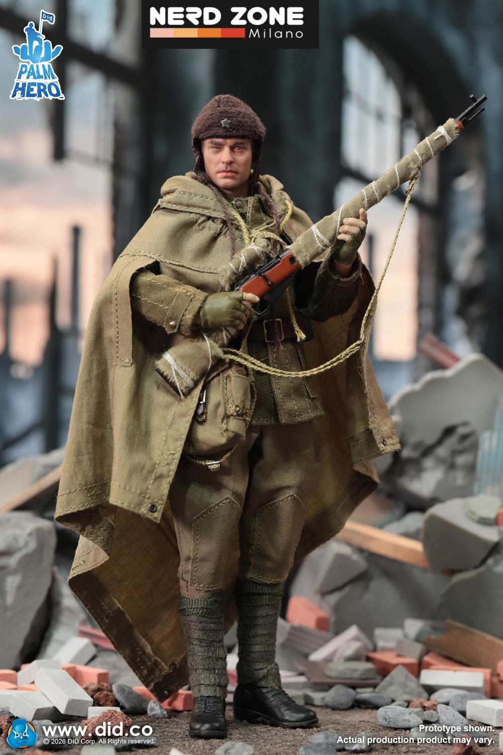 PRE ORDINE - DID - XR80037 1/12 WWII Russian Sniper – Vasily Zaitsev