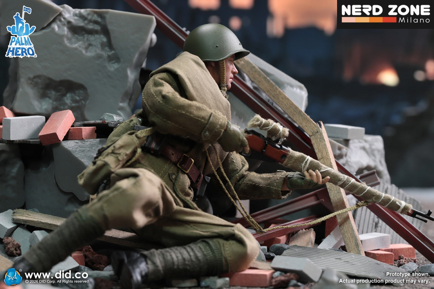 PRE ORDINE - DID - XR80037 1/12 WWII Russian Sniper – Vasily Zaitsev