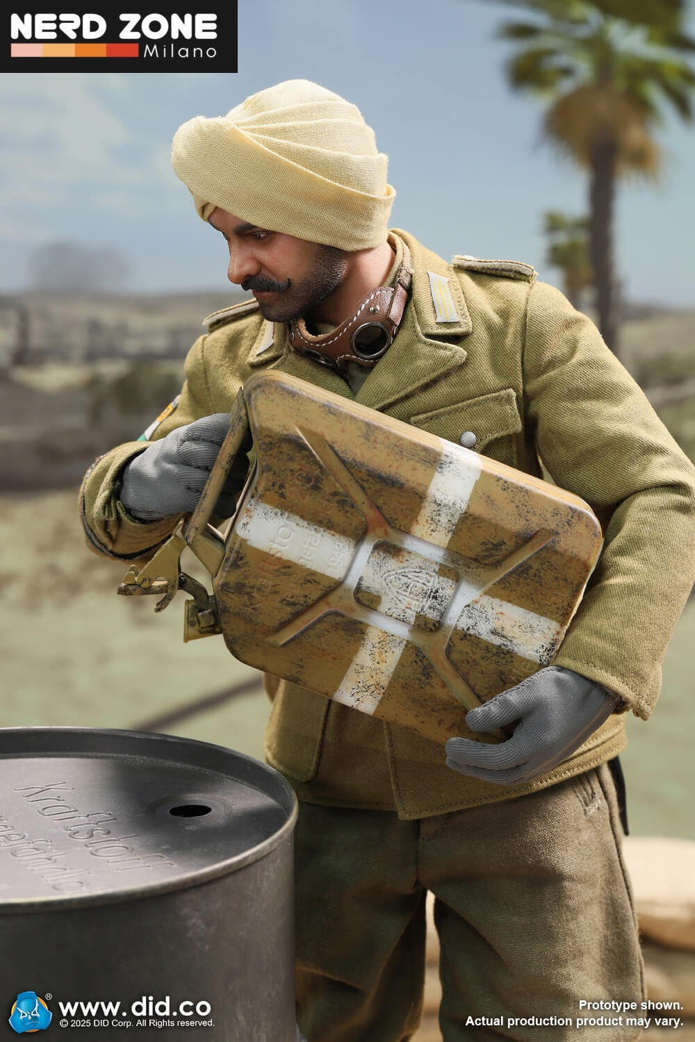 PRE ORDINE DID / 3R - D80185 1/6 WWII German Africa Corps Supply Duty - Ishaan & Panzer Commander – Stauffenberg