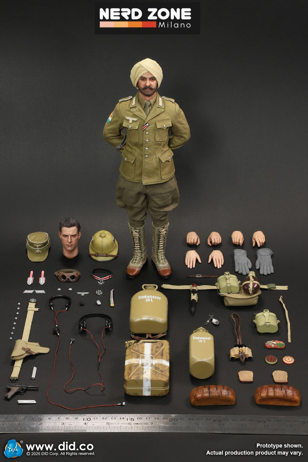 PRE ORDINE DID / 3R - D80185 1/6 WWII German Africa Corps Supply Duty - Ishaan & Panzer Commander – Stauffenberg