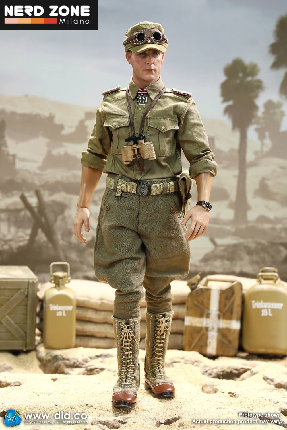 PRE ORDINE DID / 3R - D80185 1/6 WWII German Africa Corps Supply Duty - Ishaan & Panzer Commander – Stauffenberg