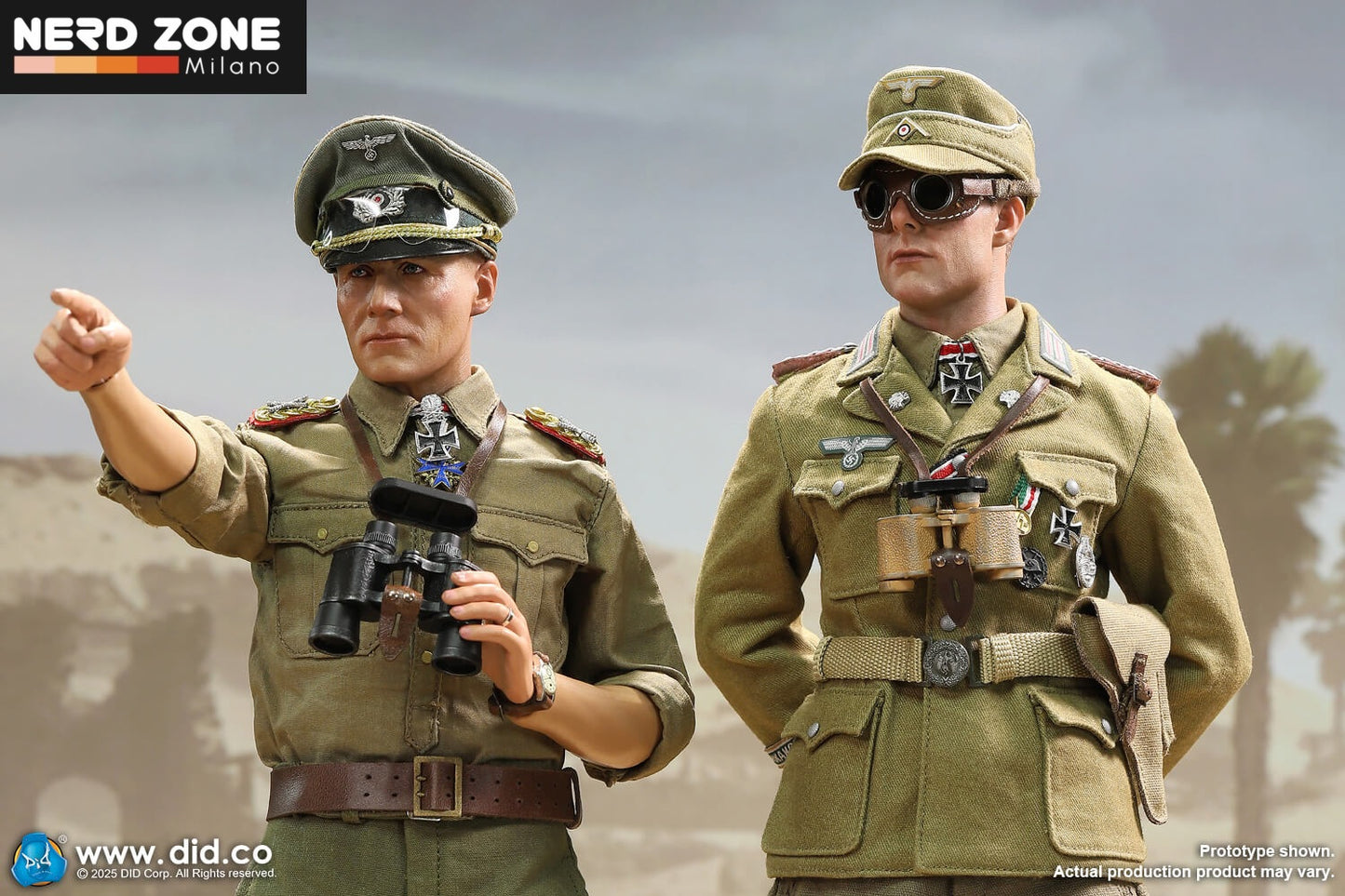 PRE ORDINE DID / 3R - D80185 1/6 WWII German Africa Corps Supply Duty - Ishaan & Panzer Commander – Stauffenberg