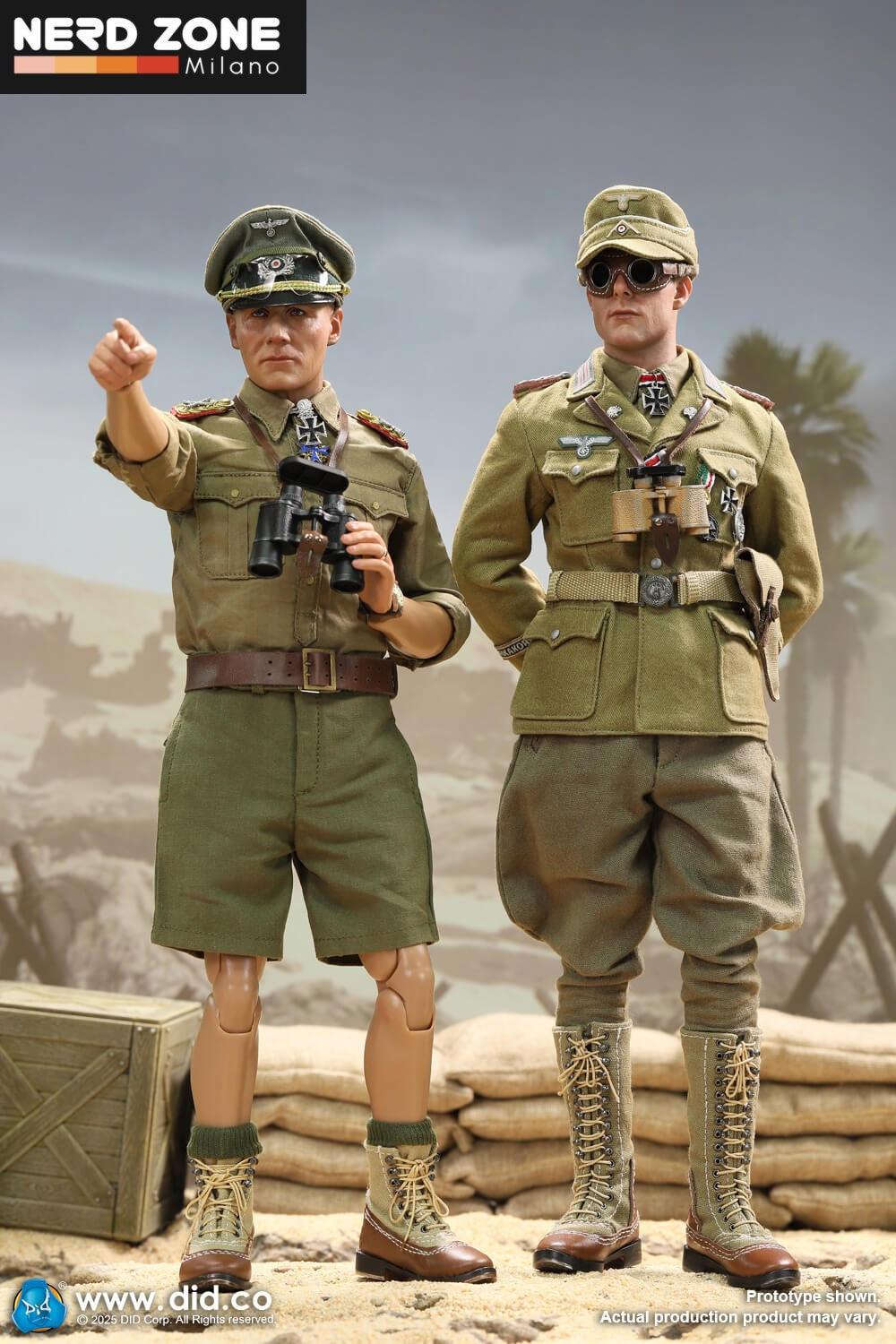 PRE ORDINE DID / 3R - D80185 1/6 WWII German Africa Corps Supply Duty - Ishaan & Panzer Commander – Stauffenberg