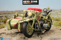 DID / 3R - E60075C 1/6 WWII German Zündapp KS 750 Motorcycle with Sidecar