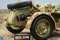 DID / 3R - E60075C 1/6 WWII German Zündapp KS 750 Motorcycle with Sidecar
