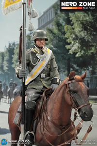 PRE ORDER - DID / 3R - E60084 1/6 Brown WWII German War Horse (Standing)