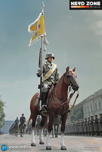 PRE ORDER - DID / 3R - E60084 1/6 Brown WWII German War Horse (Standing)