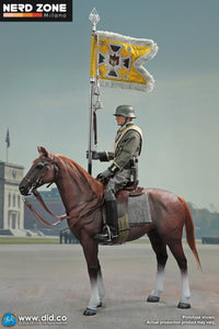 PRE ORDER - DID / 3R - E60084 1/6 Brown WWII German War Horse (Standing)