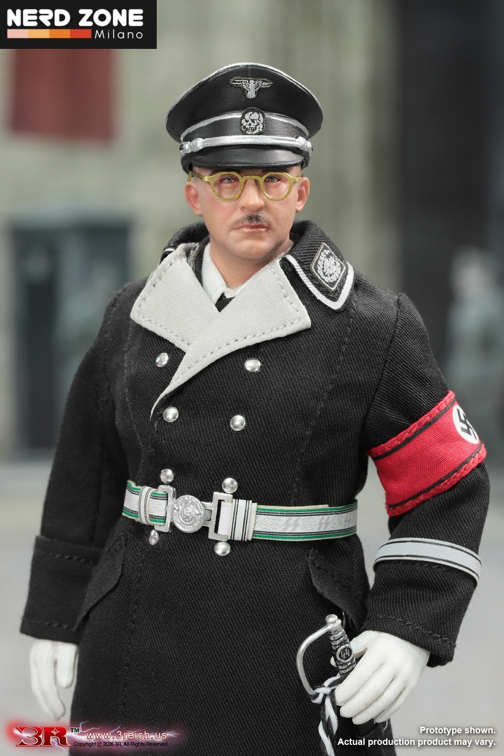 PRE ORDINE DID/3R - Heinrich Himmler (Black Ver.) 1/12 Scale Mini Reich Series TG80008