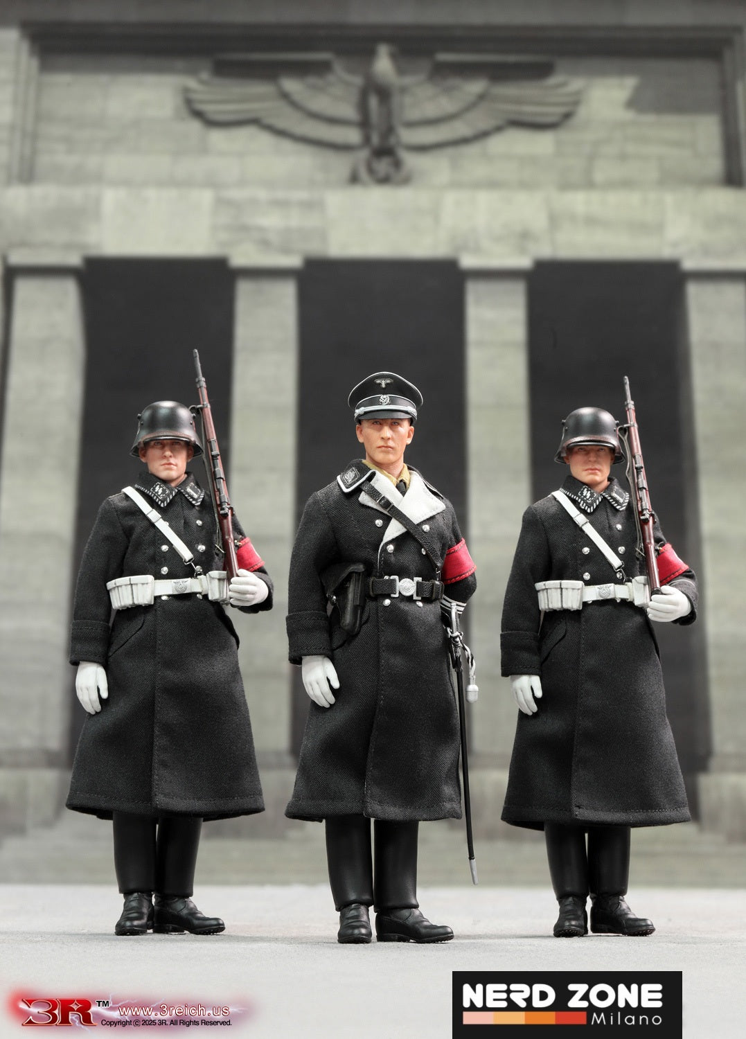 DID / 3R - WWII German SS Honor Guard 1/12 Scale (White Version) Mini Reich Series TG80007