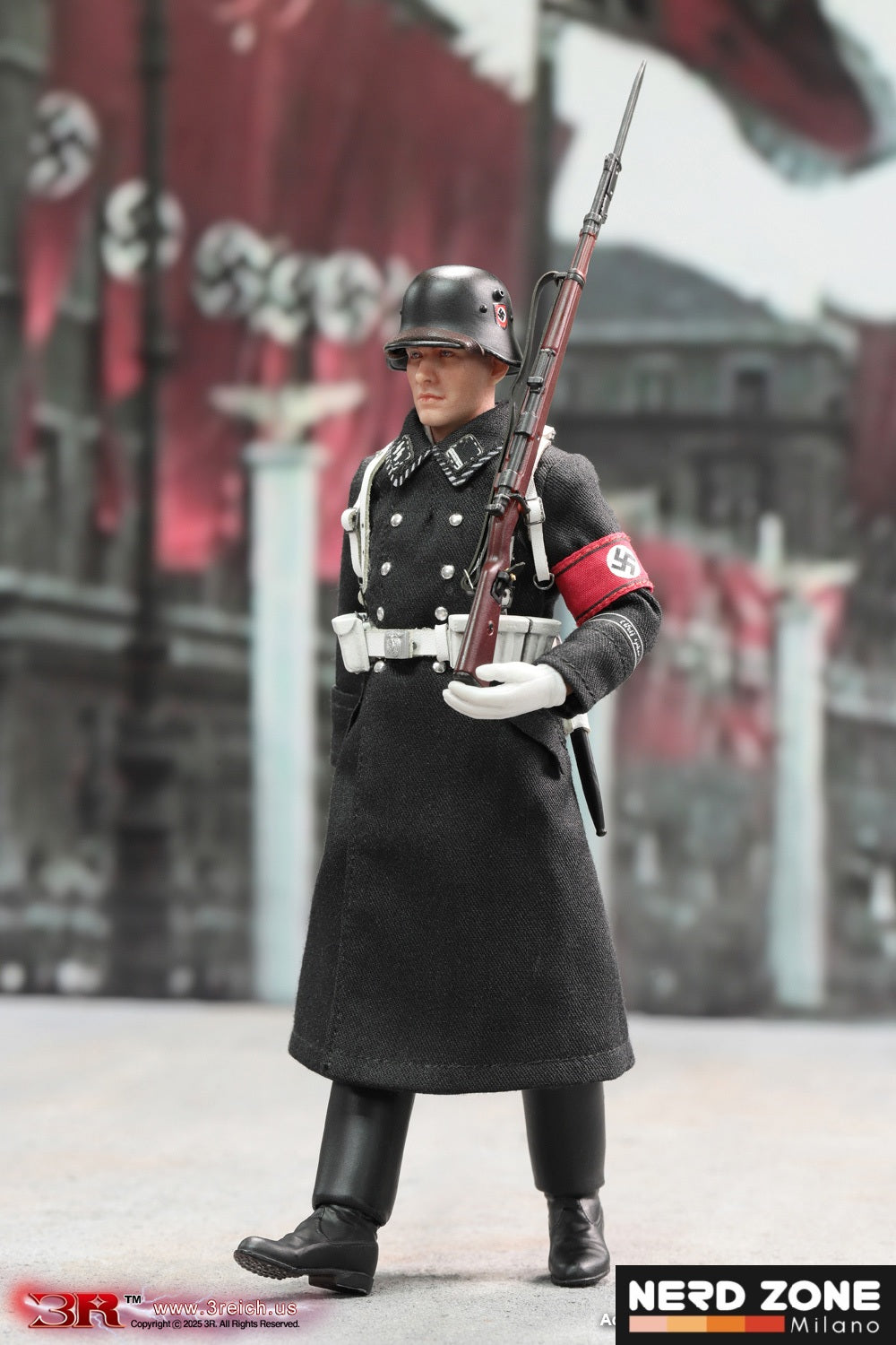 DID / 3R - WWII German SS Honor Guard 1/12 Scale (White Version) Mini Reich Series TG80007