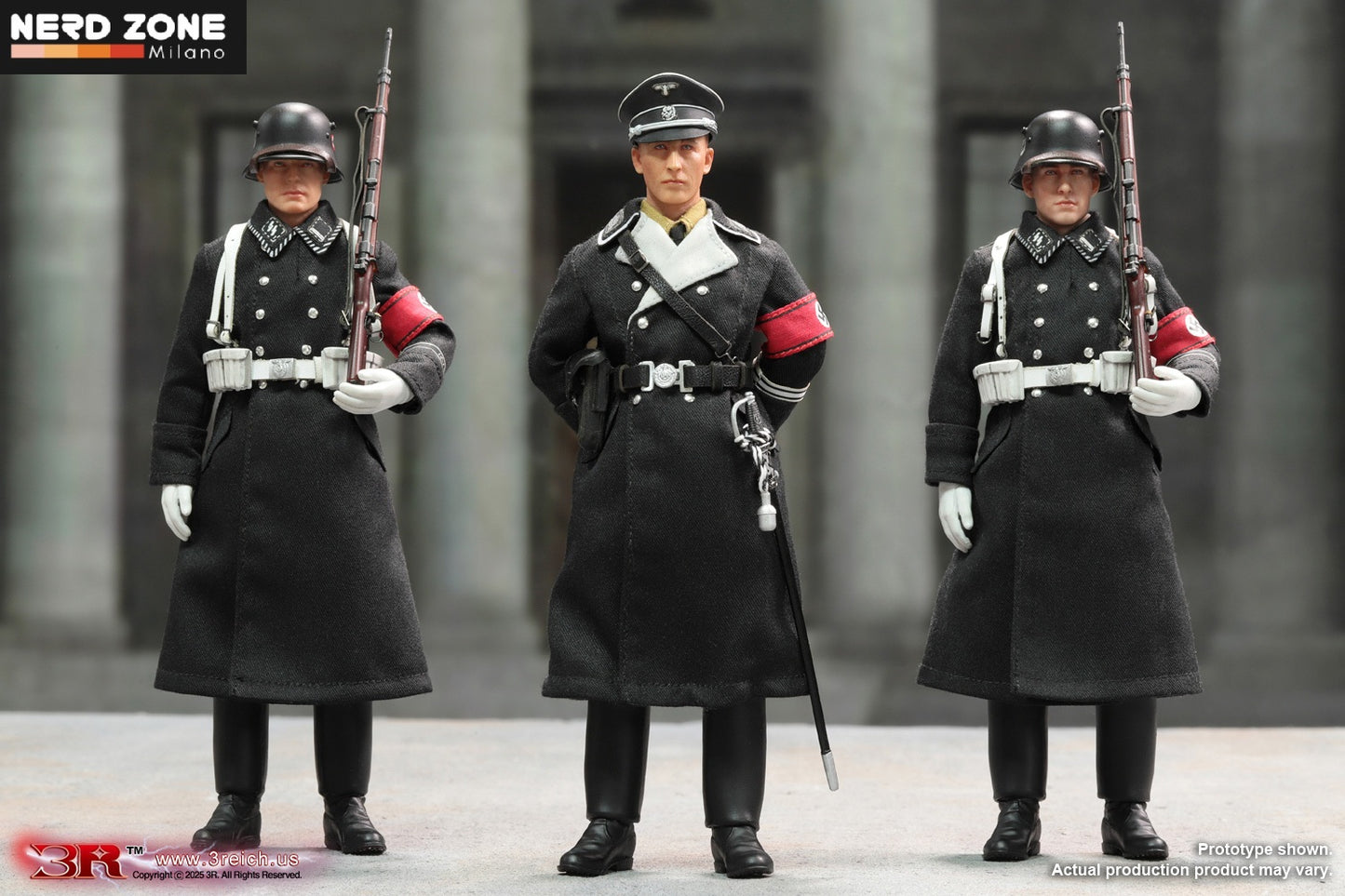 DID / 3R - WWII German SS Honor Guard 1/12 Scale (White Version) Mini Reich Series TG80007