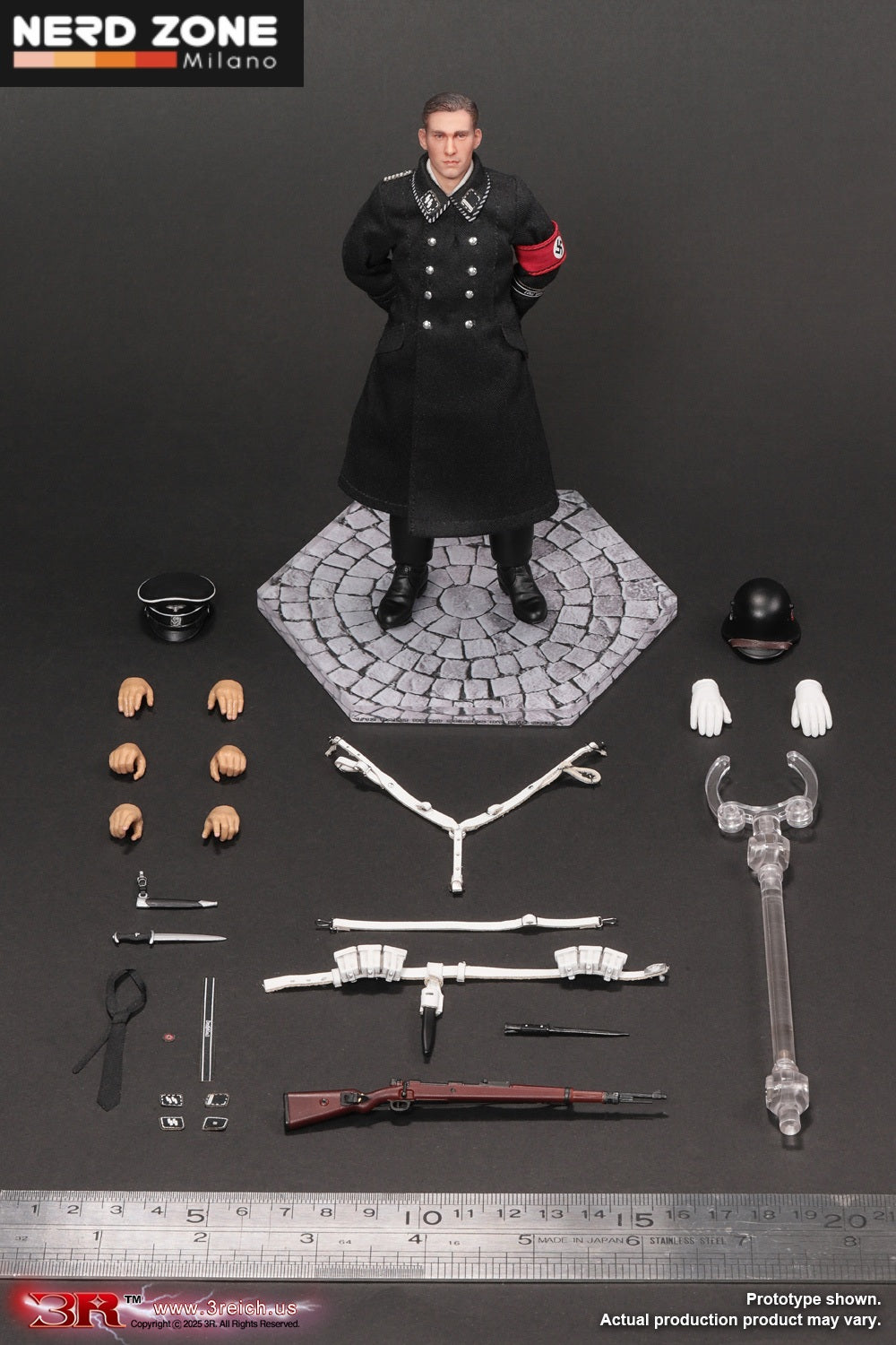 DID / 3R - WWII German SS Honor Guard 1/12 Scale (White Version) Mini Reich Series TG80007