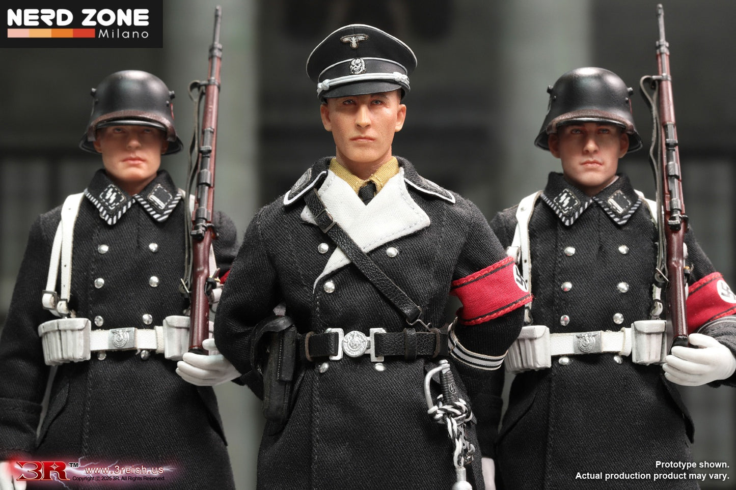 DID / 3R - WWII German SS Honor Guard 1/12 Scale (White Version) Mini Reich Series TG80007