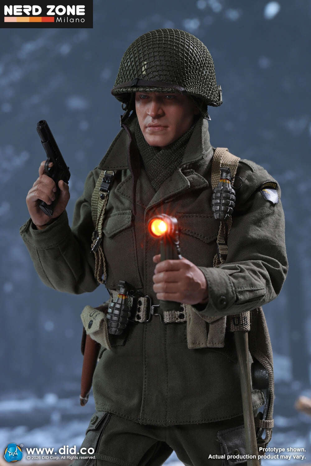 PRE ORDINE - DID Corp. A80199 1/6 WWII US Army 101st Airborne Division 506th PIR – Lieutenant Buck