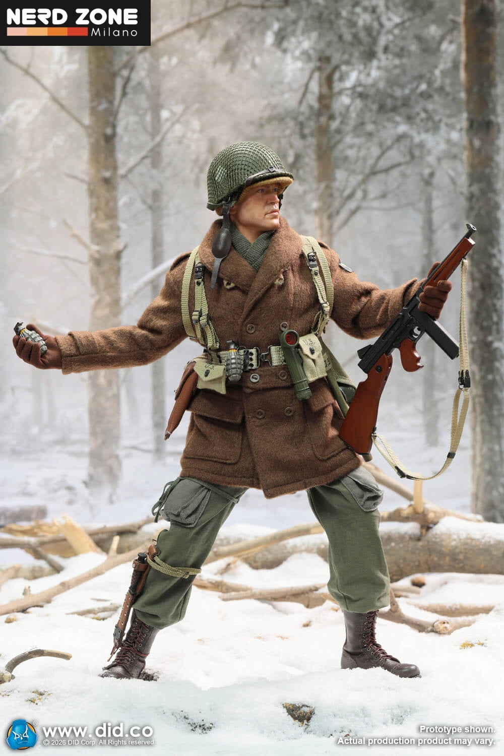 PRE ORDINE - DID Corp. A80199 1/6 WWII US Army 101st Airborne Division 506th PIR – Lieutenant Buck