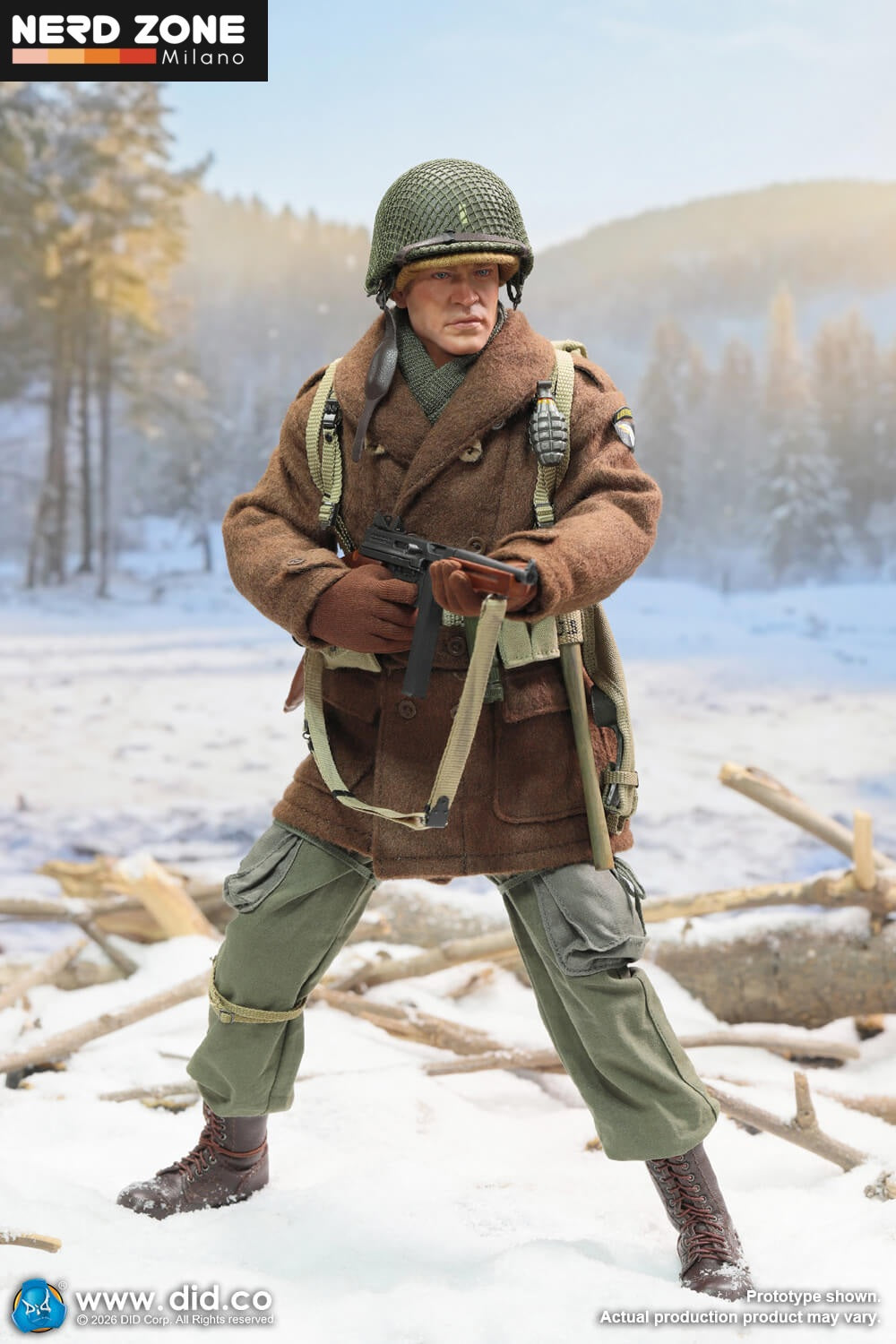 PRE ORDINE - DID Corp. A80199 1/6 WWII US Army 101st Airborne Division 506th PIR – Lieutenant Buck