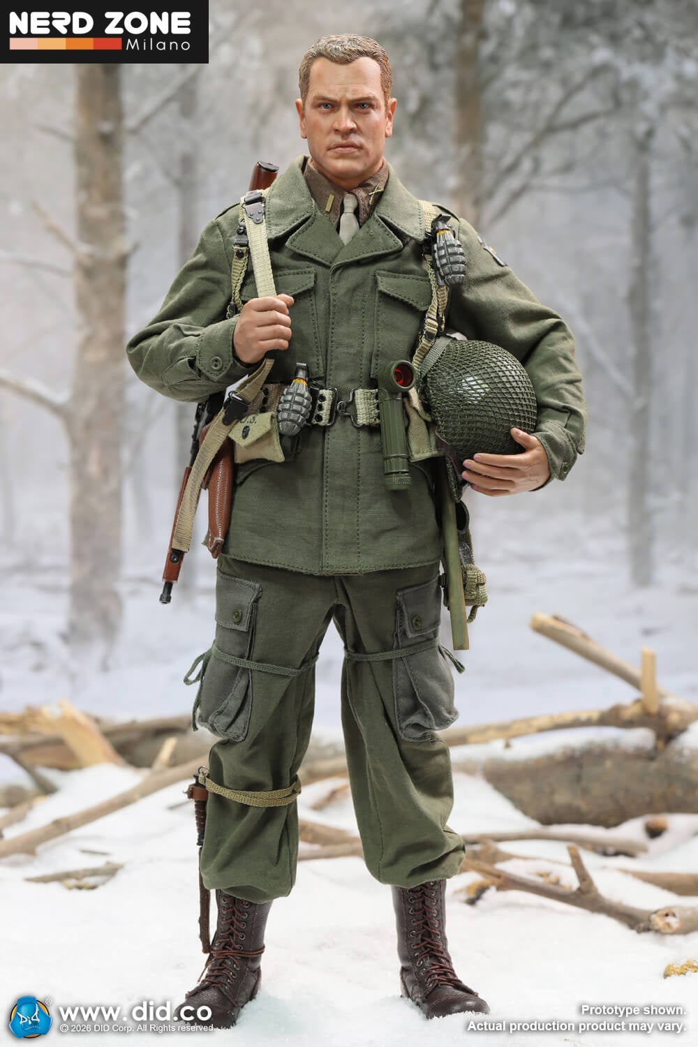 PRE ORDINE - DID Corp. A80199 1/6 WWII US Army 101st Airborne Division 506th PIR – Lieutenant Buck