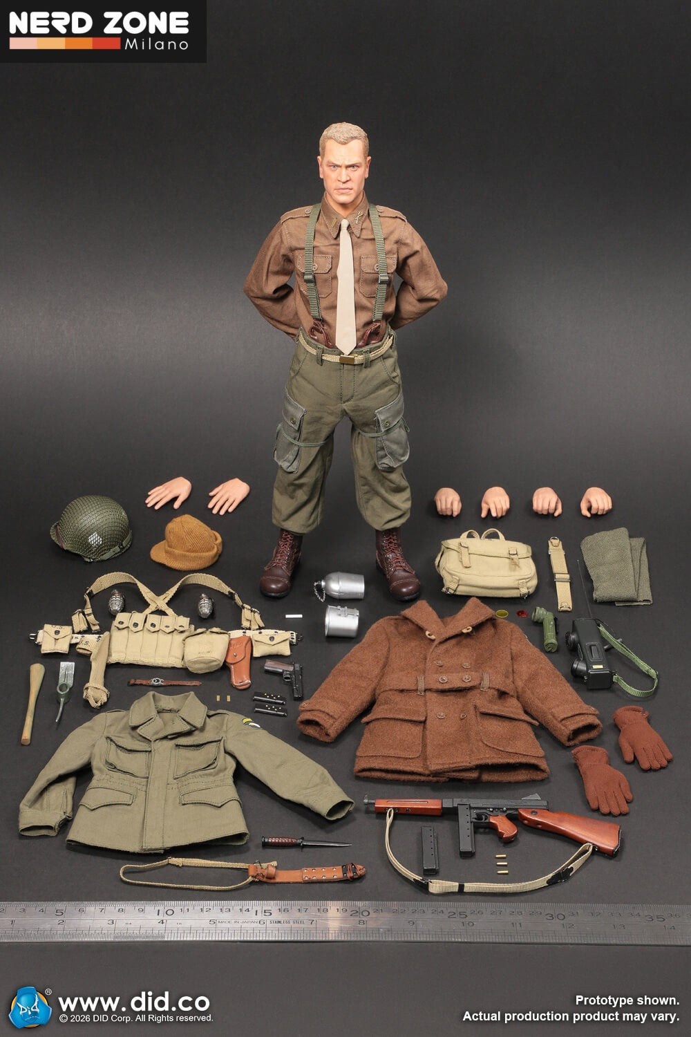 PRE ORDINE - DID Corp. A80199 1/6 WWII US Army 101st Airborne Division 506th PIR – Lieutenant Buck