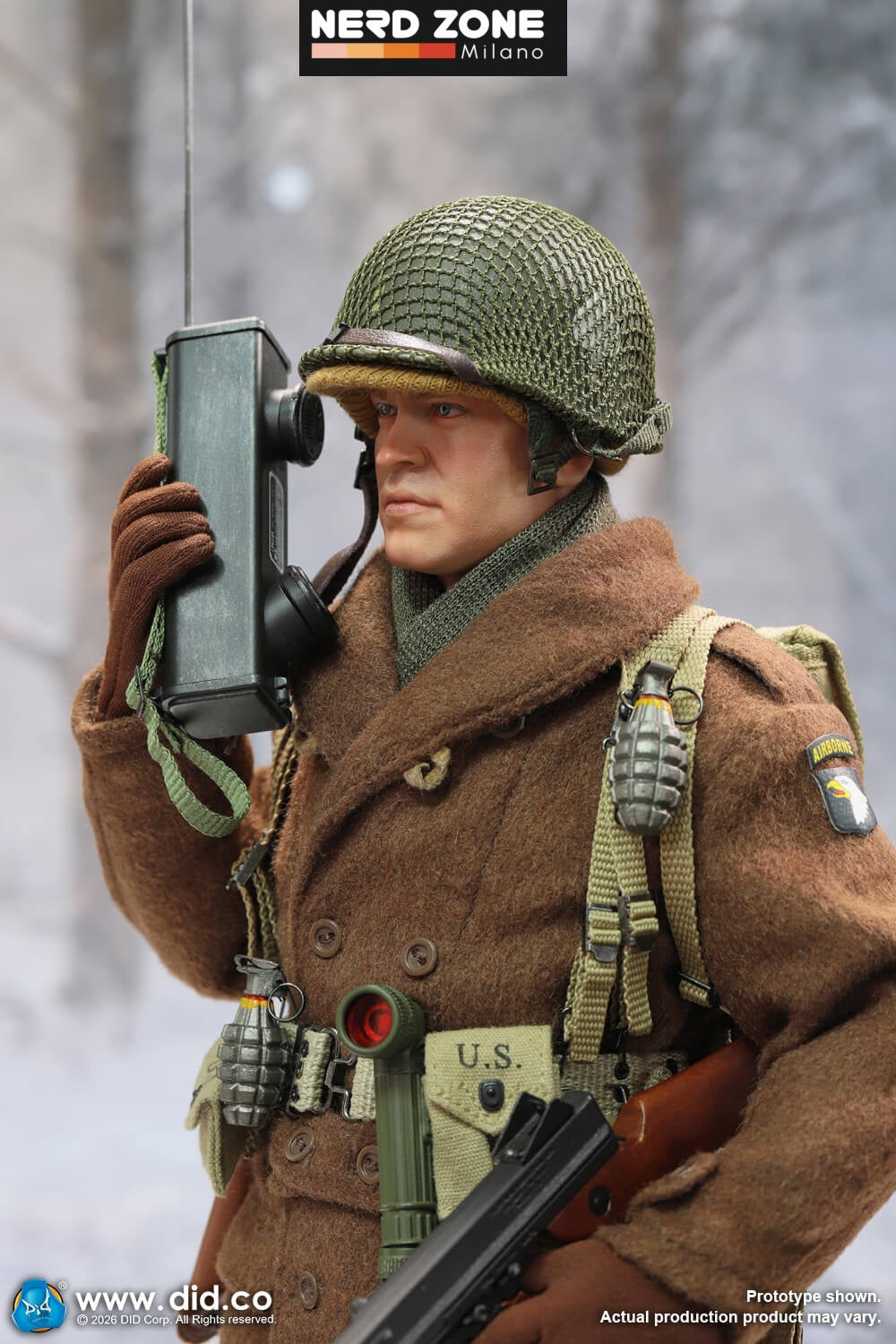 PRE ORDINE - DID Corp. A80199 1/6 WWII US Army 101st Airborne Division 506th PIR – Lieutenant Buck