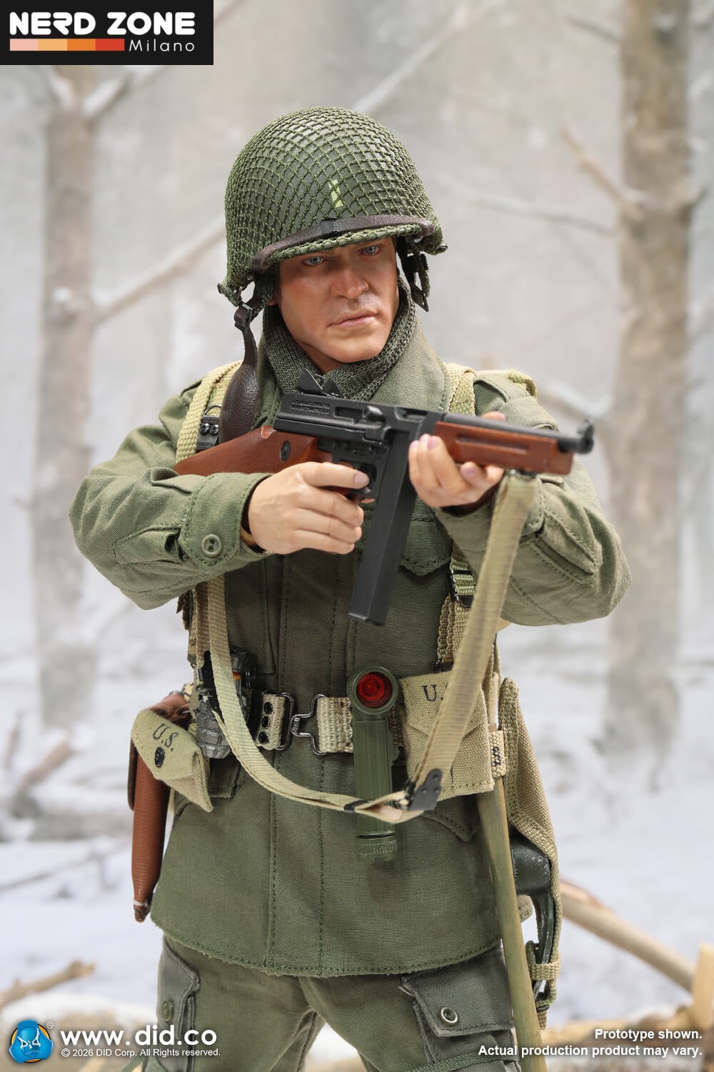 PRE ORDINE - DID Corp. A80199 1/6 WWII US Army 101st Airborne Division 506th PIR – Lieutenant Buck
