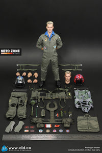 DID Corp. - MA80182 1/6 US Navy Fighter F-14 Pilot - Tom & Nick (Goose & Iceman) Top Gun