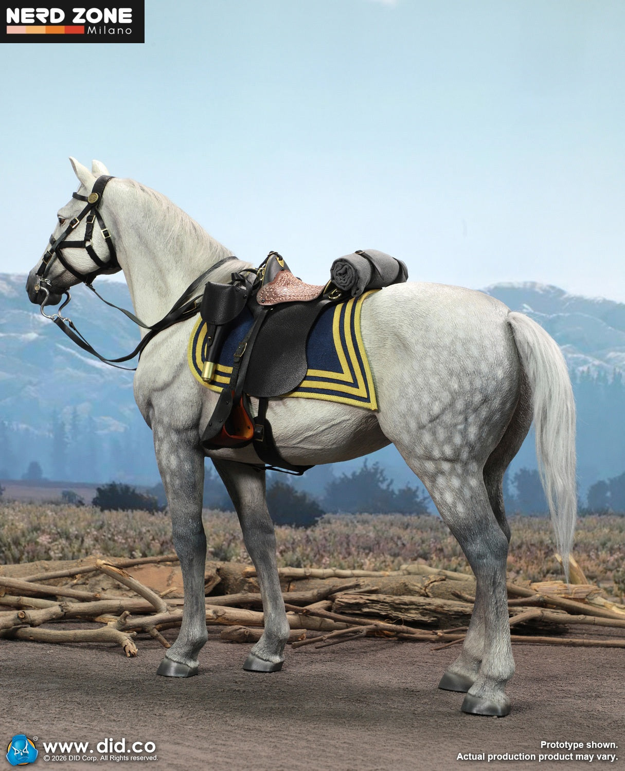 PRE ORDINE - DID E60086 1/6 Civil War White War Horse (Standing)