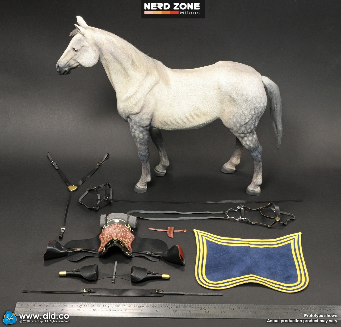 PRE ORDINE - DID E60086 1/6 Civil War White War Horse (Standing)