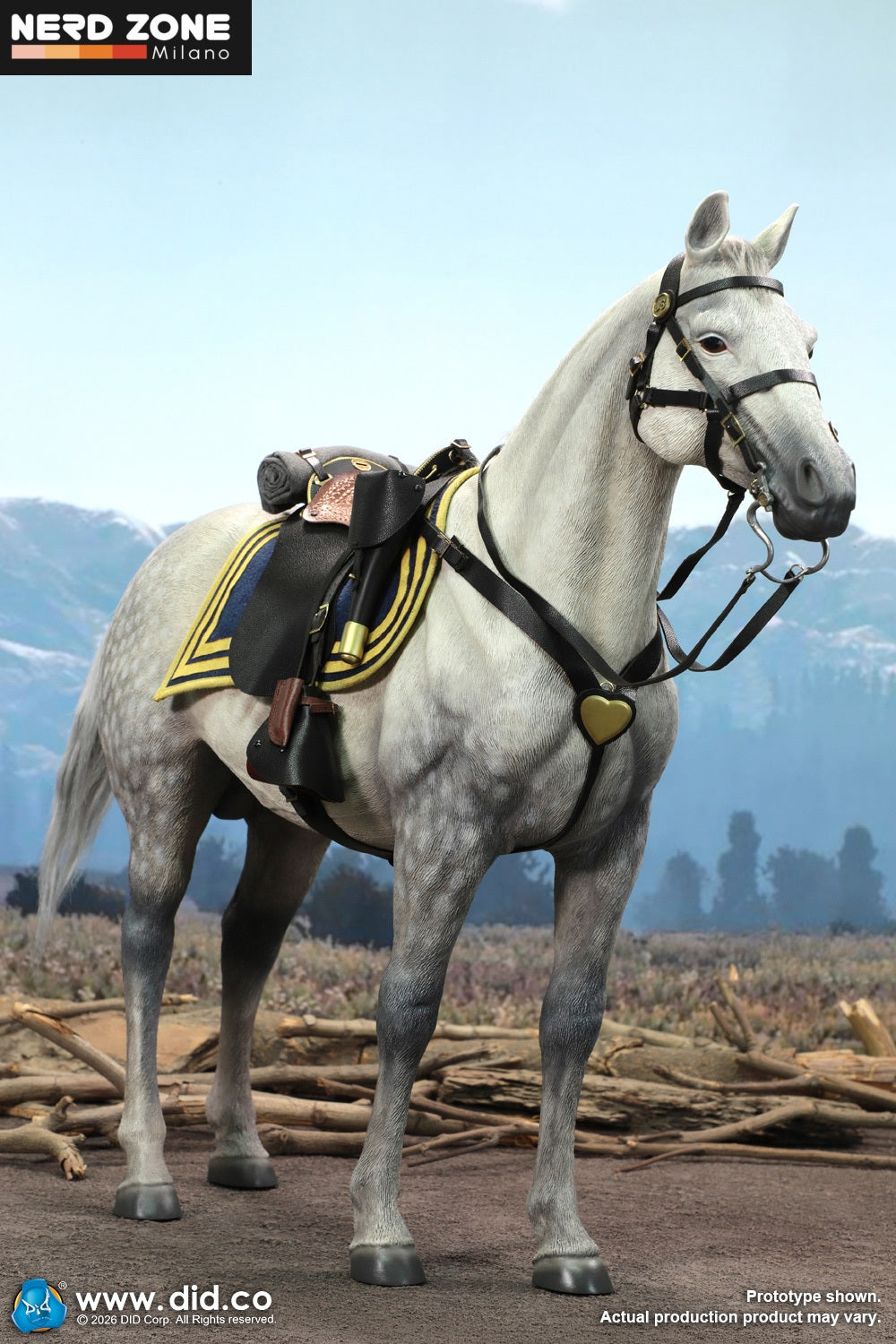 PRE ORDINE - DID E60086 1/6 Civil War White War Horse (Standing)