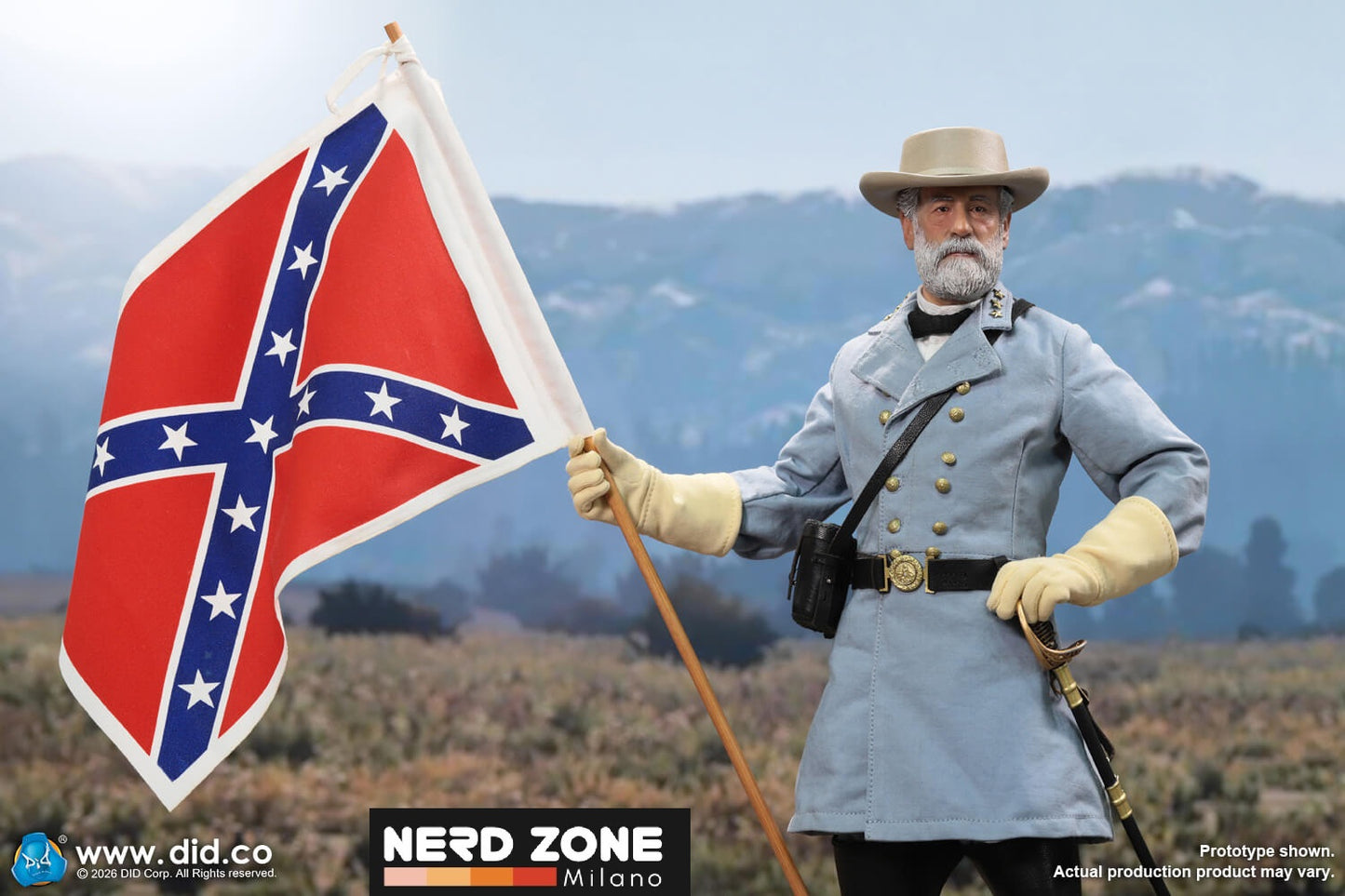 PRE ORDINE - DID NS80198 1/6 U.S. Civil War Confederate Army General – Robert Edward Lee