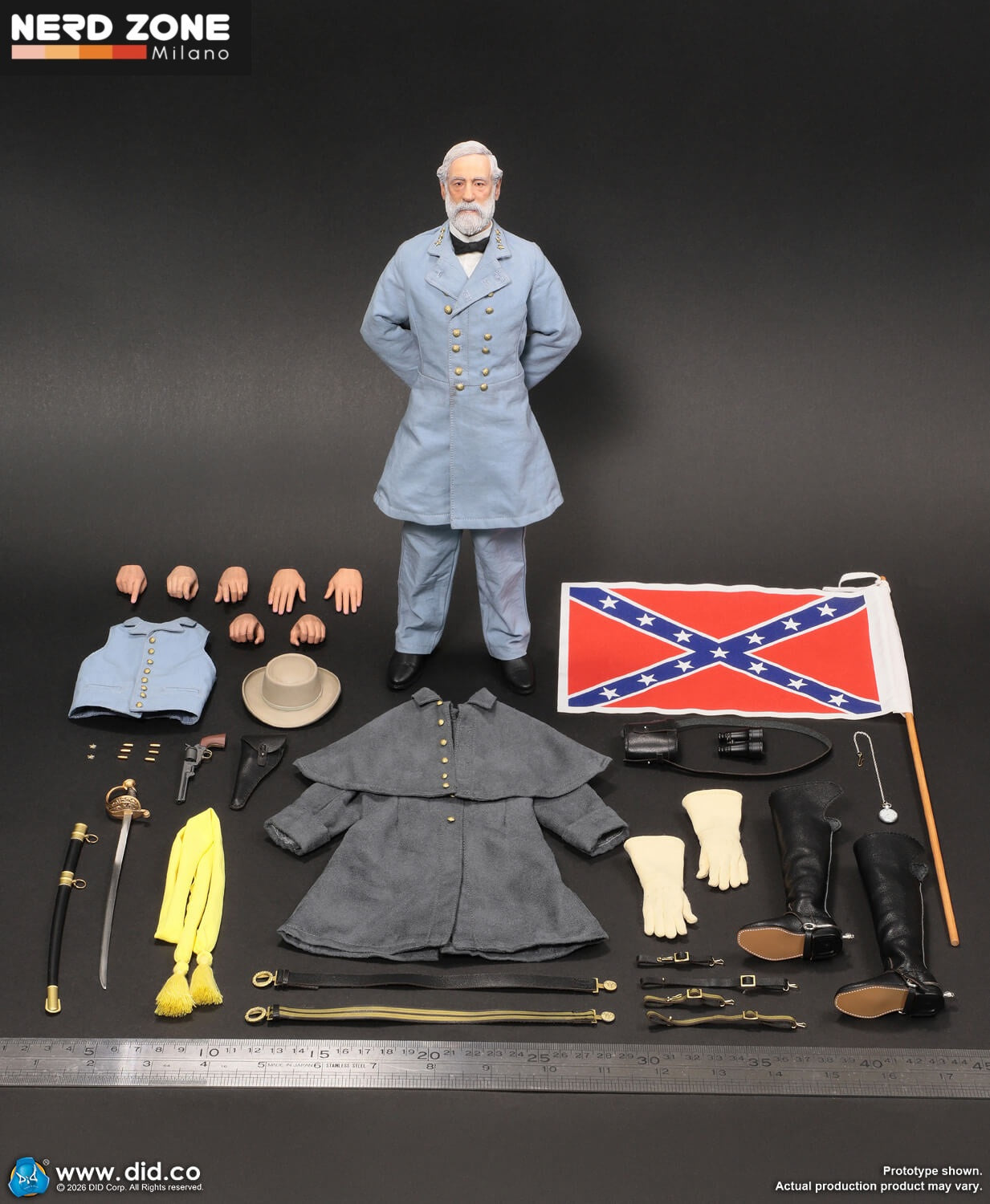 PRE ORDINE - DID NS80198 1/6 U.S. Civil War Confederate Army General – Robert Edward Lee