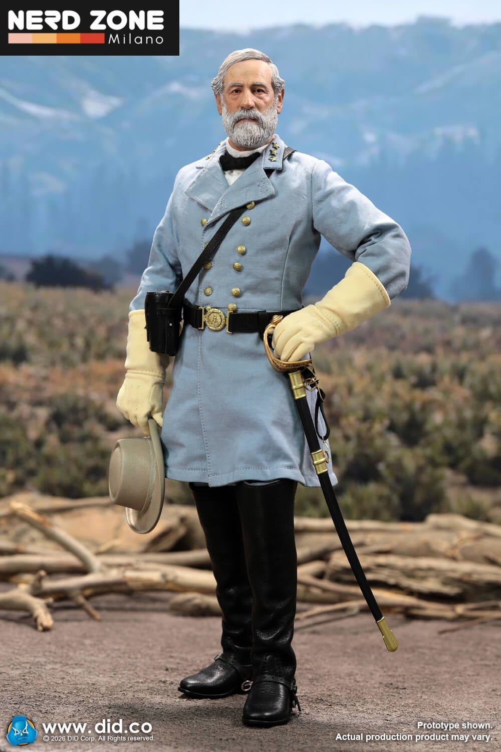 PRE ORDINE - DID NS80198 1/6 U.S. Civil War Confederate Army General – Robert Edward Lee