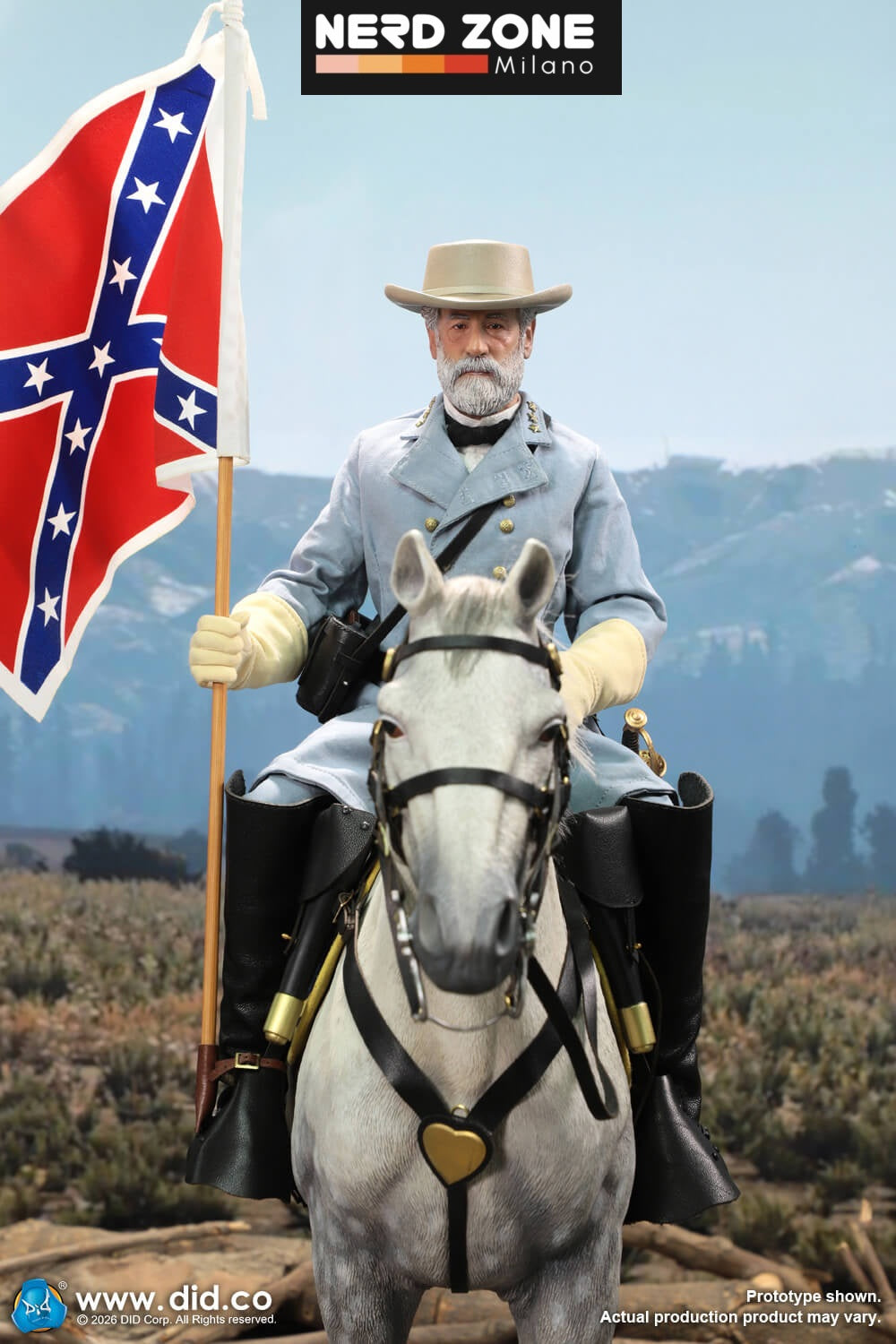PRE ORDINE - DID NS80198 1/6 U.S. Civil War Confederate Army General – Robert Edward Lee
