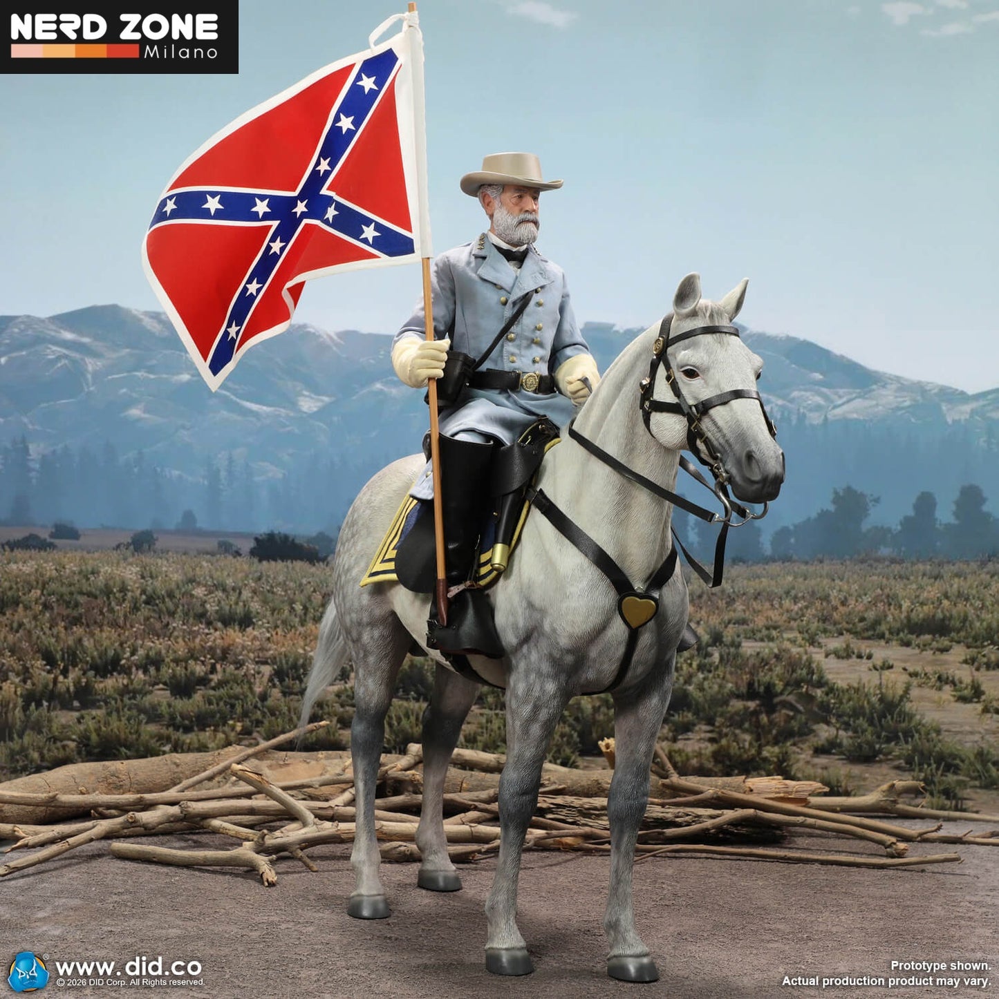 PRE ORDINE - DID NS80198 1/6 U.S. Civil War Confederate Army General – Robert Edward Lee