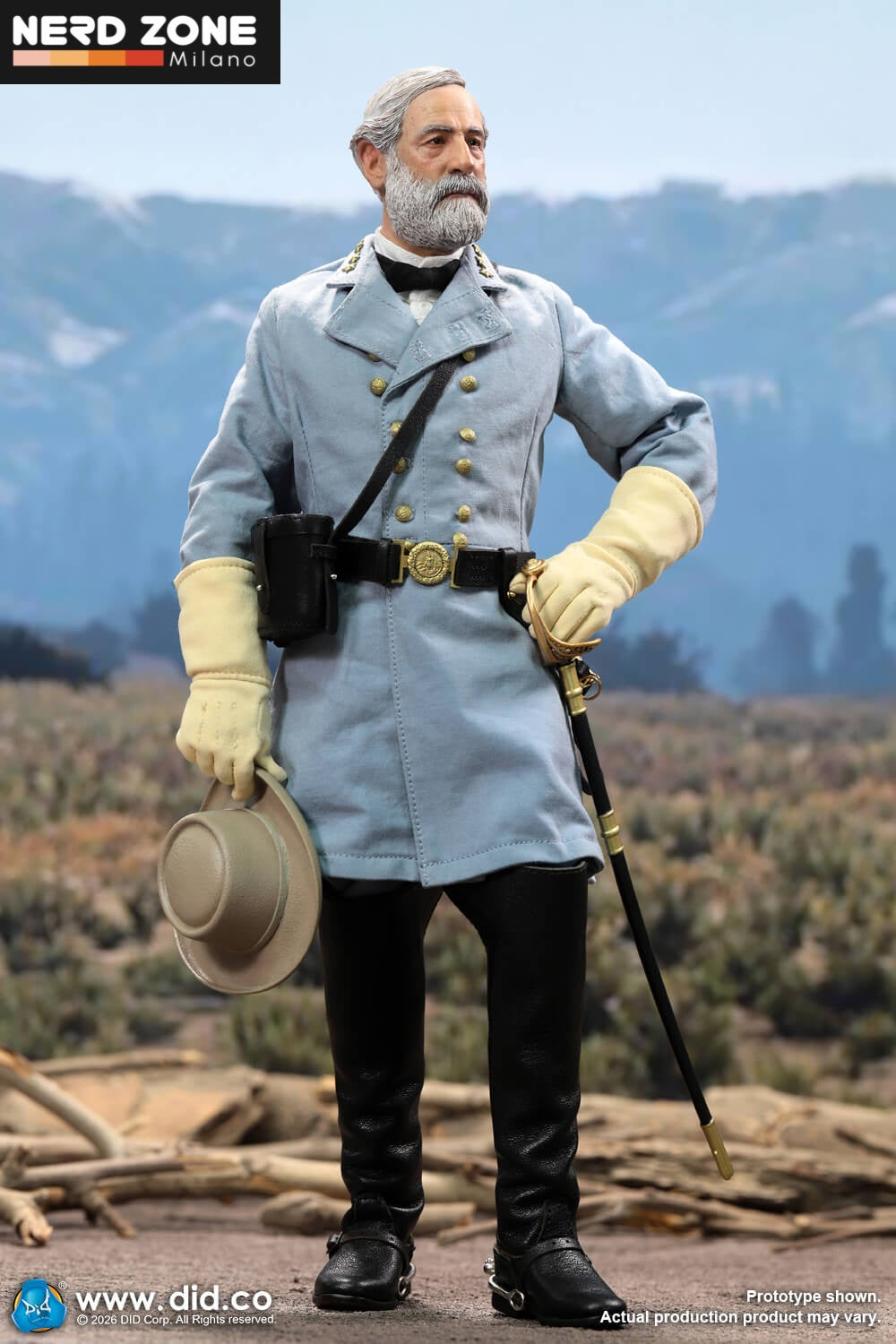 PRE ORDINE - DID NS80198 1/6 U.S. Civil War Confederate Army General – Robert Edward Lee