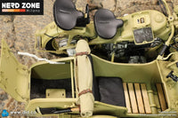 PRE ORDER DID / 3R - E60075Y 1/6 WWII German Zündapp KS 750 Motorcycle with Sidecar Sand Version