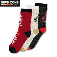 DIFUZED - Assassin´s Creed Shadows Socks 3-Pack (CALZE)