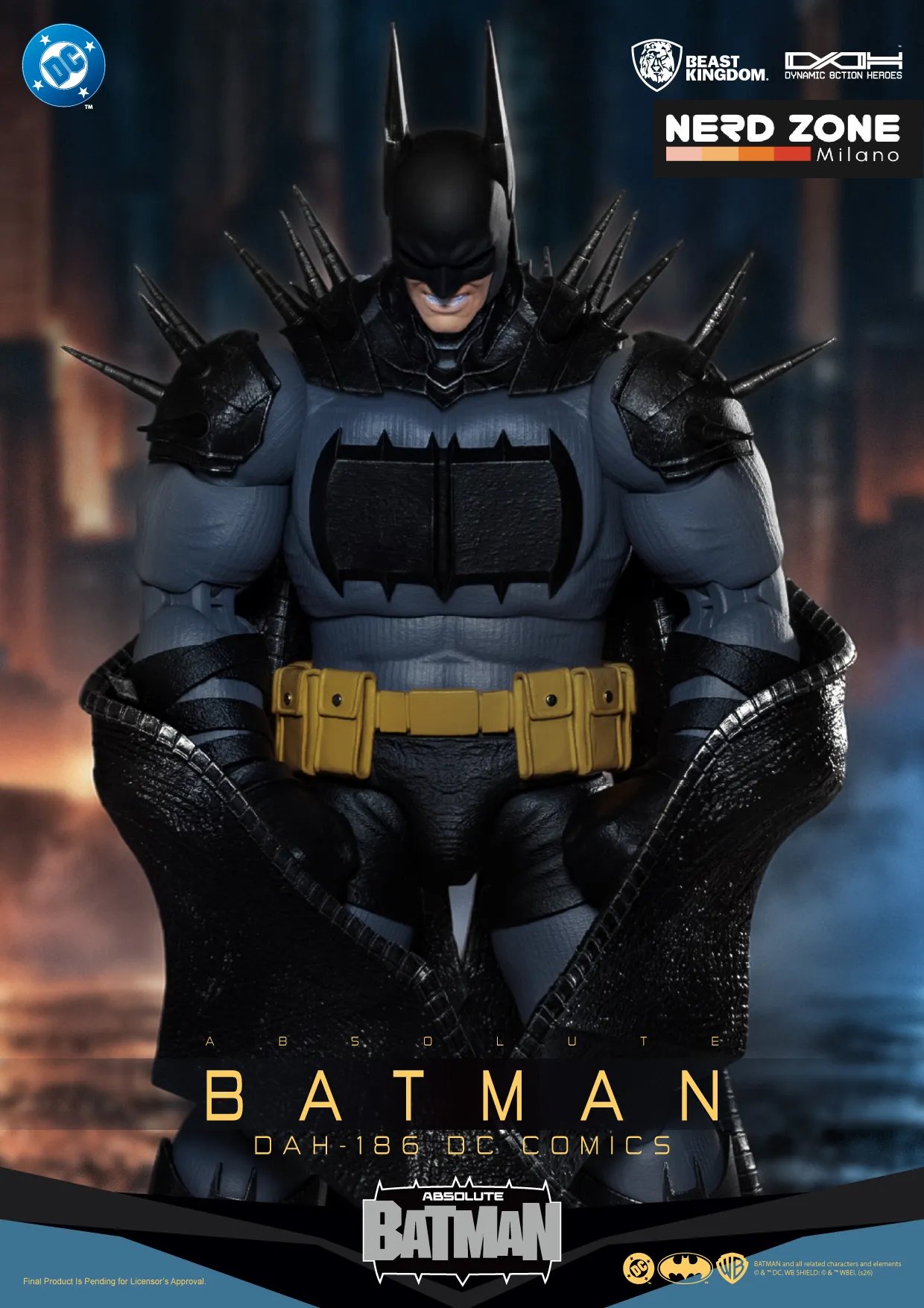 PRE ORDINE - BEAST KINGDOM -  Dc Comics Absolute Batman Action Figure