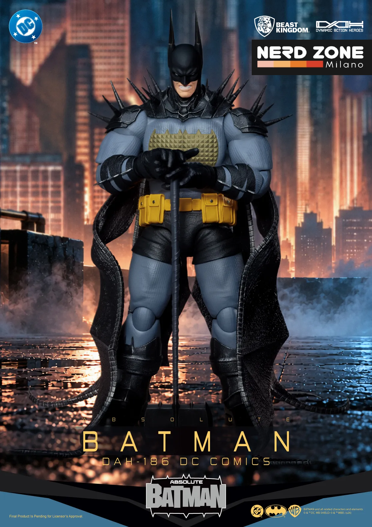 PRE ORDINE - BEAST KINGDOM -  Dc Comics Absolute Batman Action Figure