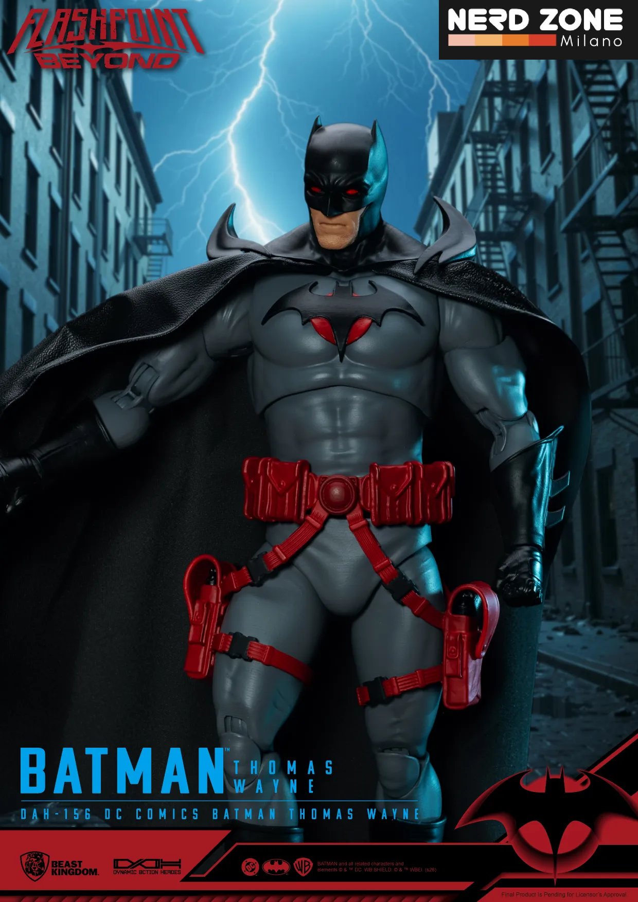 PRE ORDINE - BEAST KINGDOM - Dc Comics Batman Thomas Wayne Dah Figure