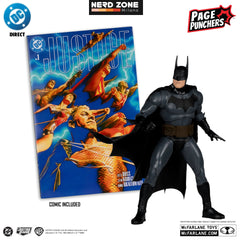PRE ORDINE MCFARLANE 2025 Dc Direct 7inch Figure With Comic Wave 13 - Batman Alex Ross Justice Comic Book Series