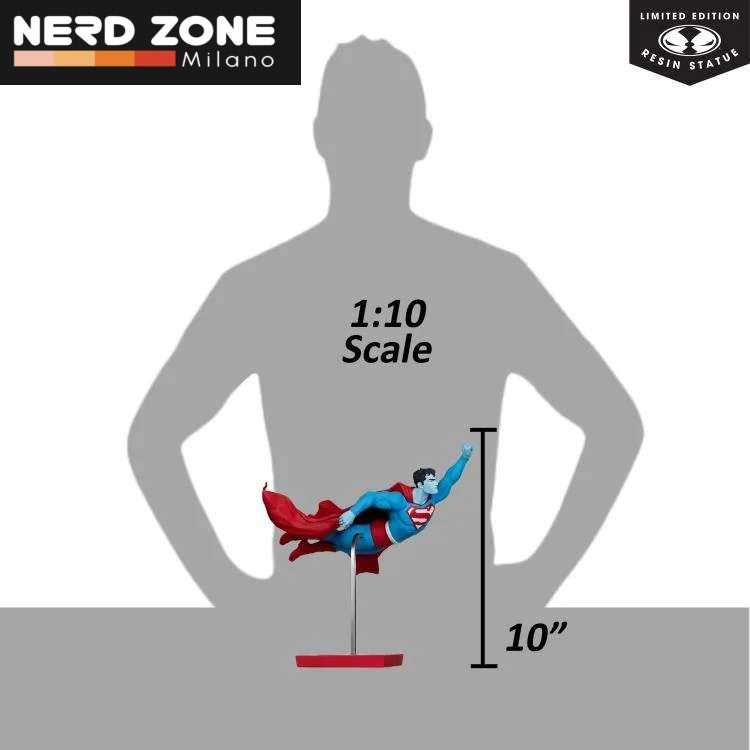 PRE ORDINE - McFARLANE TOYS 2025 - Dc Direct Superman Red & Blue Superman By Lee Bermejo Resin Statue