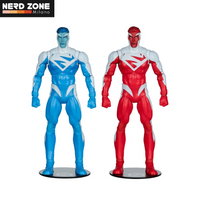 PRE ORDINE - McFARLANE TOYS 2025 - Dc Mcfarlane Collector Ed Superman Red Vs Superman Blue 2pk Action Figure