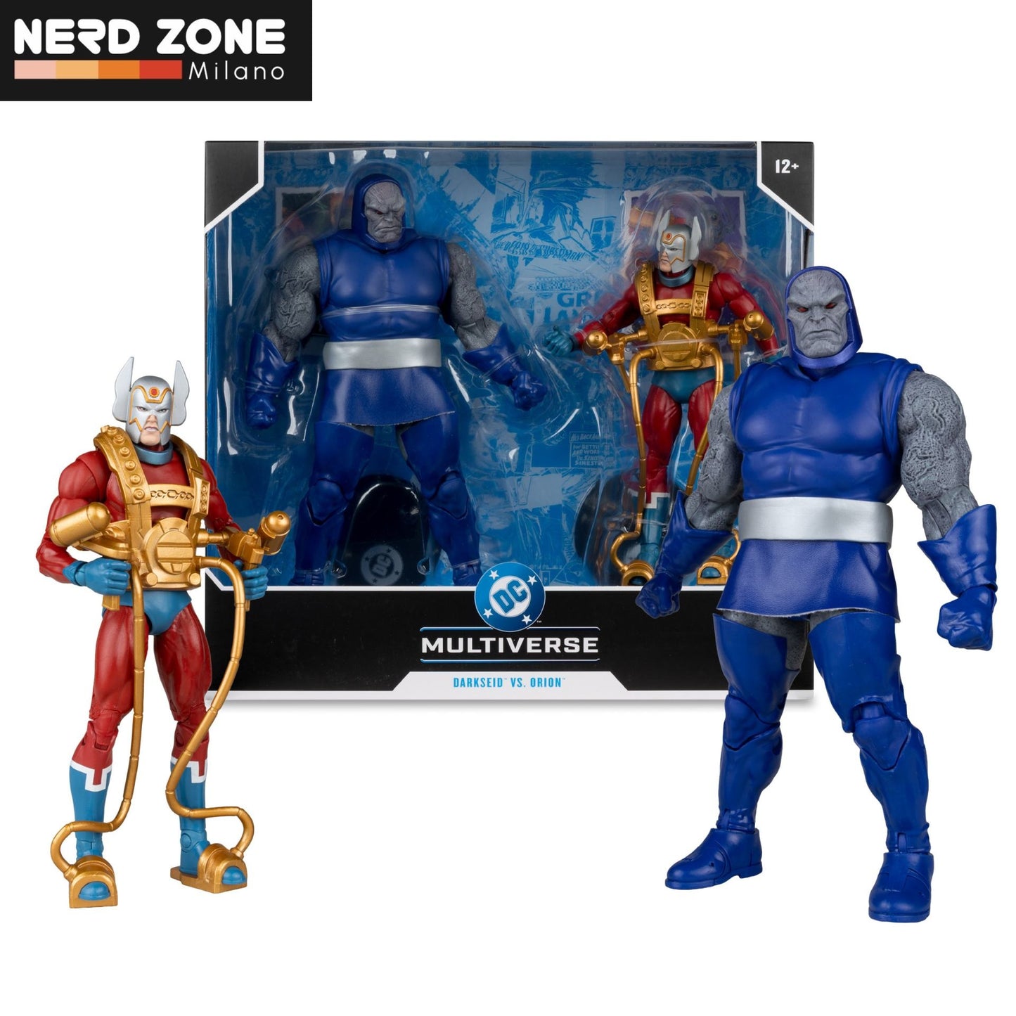 PRE ORDINE McFARLANE TOYS 2025 - Dc Multiverse 7in Darkseid Vs Orion Megafig 2pk