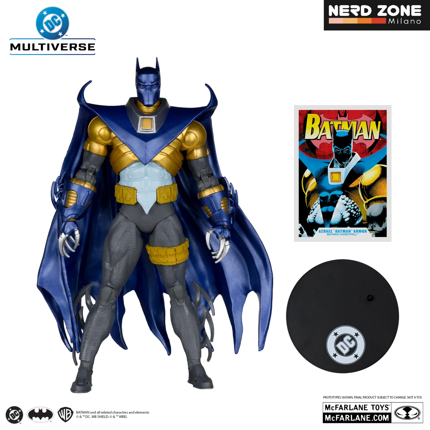 PRE ORDINE - McFARLANE TOYS 2025 - Dc Multiverse 7inch Azrael Batman Knightquest Action Figure