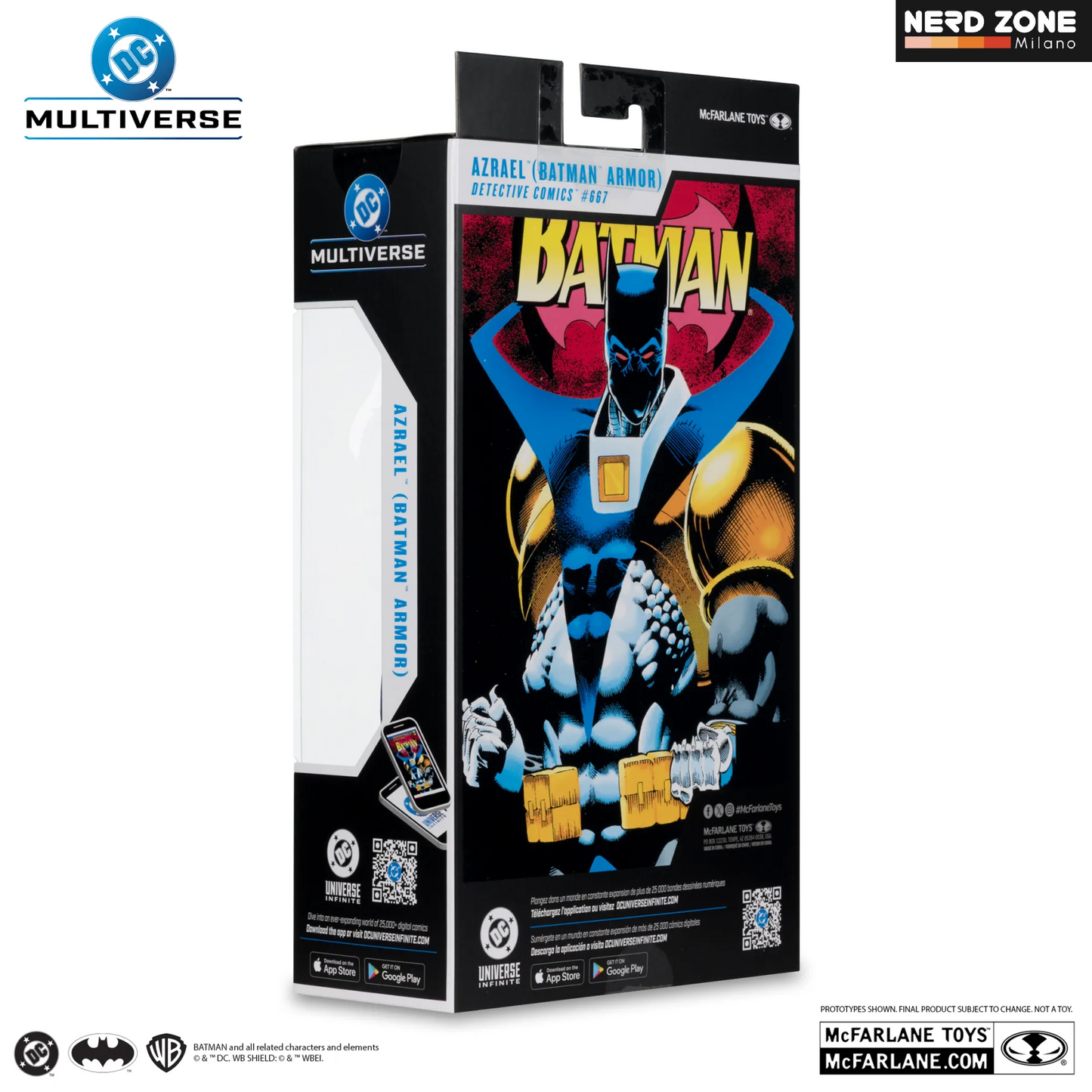PRE ORDINE - McFARLANE TOYS 2025 - Dc Multiverse 7inch Azrael Batman Knightquest Action Figure