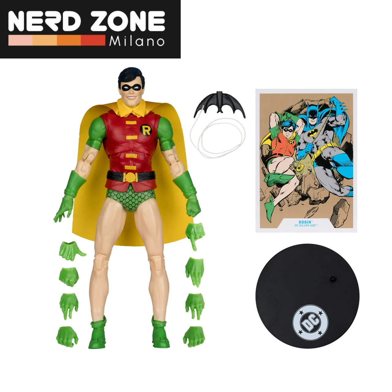 PRE ORDINE - McFARLANE TOYS 2025 - Dc Multiverse 7inch Robin Silver Age Action Figure