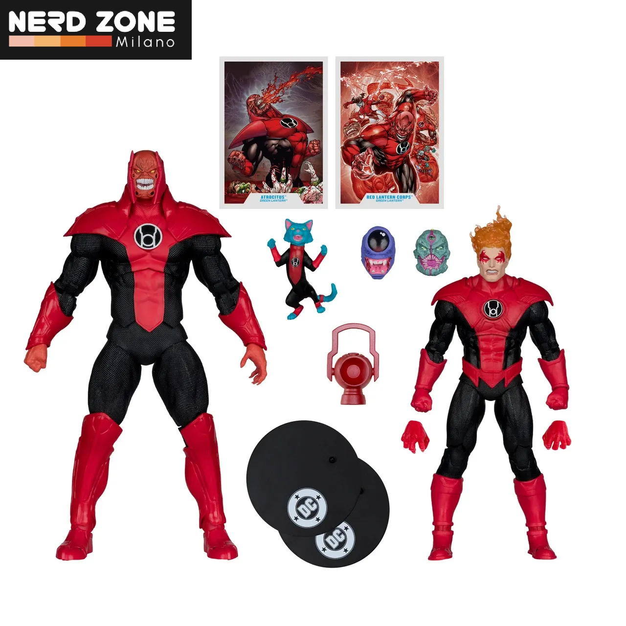 PRE ORDINE - McFARLANE TOYS 2025 - Dc Multiverse 7inch + Megafig Atrocitus And Red Lantern Corps Action Figure
